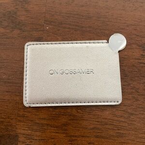Silver card holder